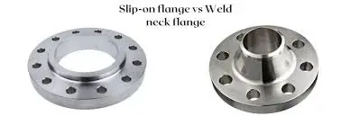 slip-on or weld neck