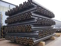 black steel pipe vs galvanised