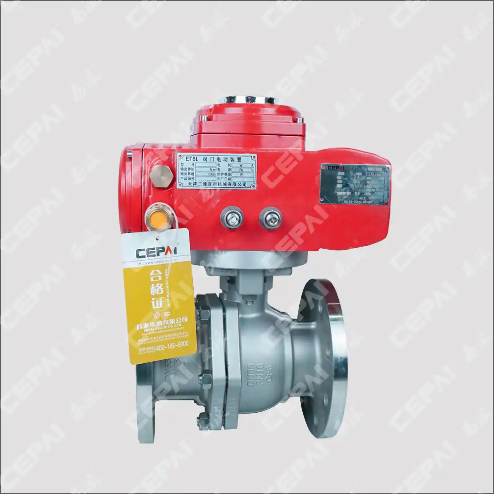 Pneumatic ball valve