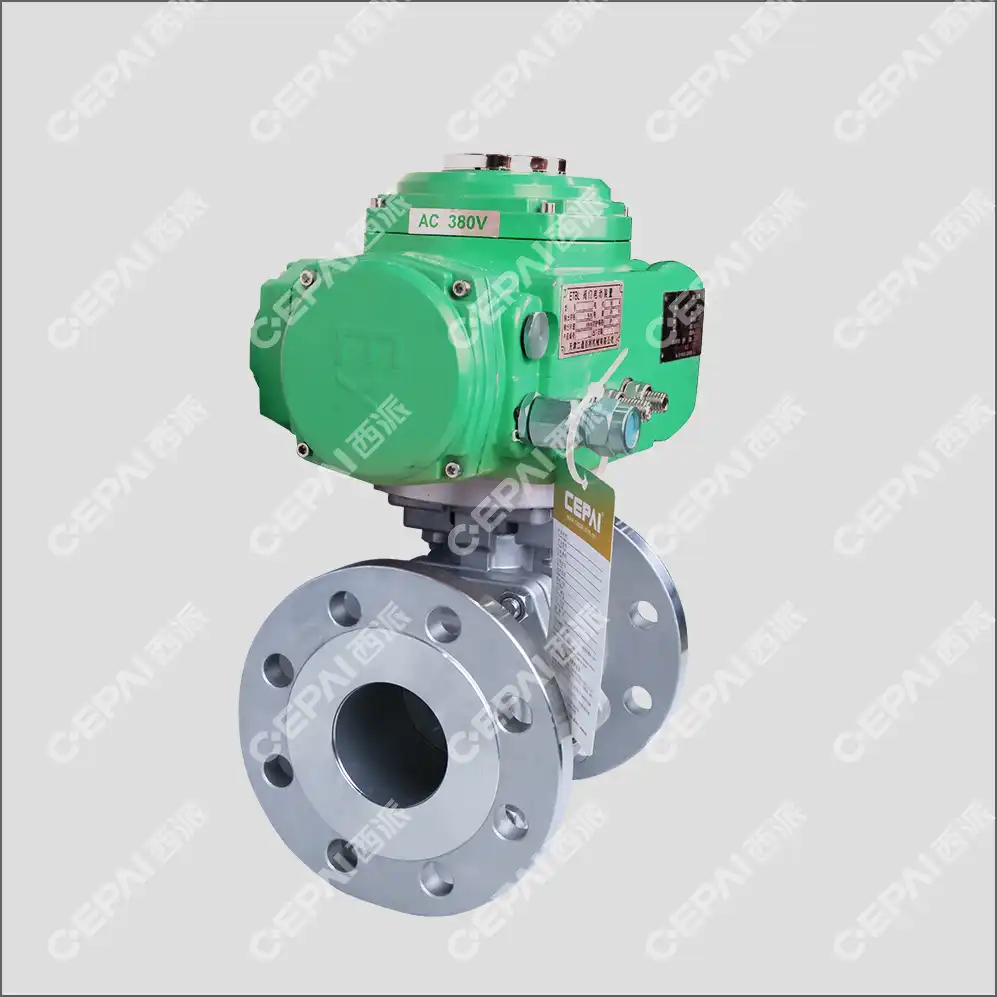 O-shaped electric valve