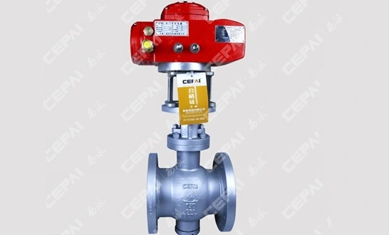 How does the electric ball valve work?